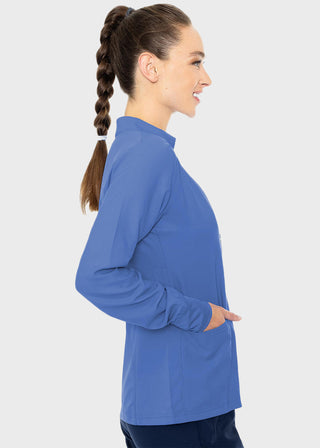 Med Couture Insight Women's Warm Up Solid Scrub Jacket