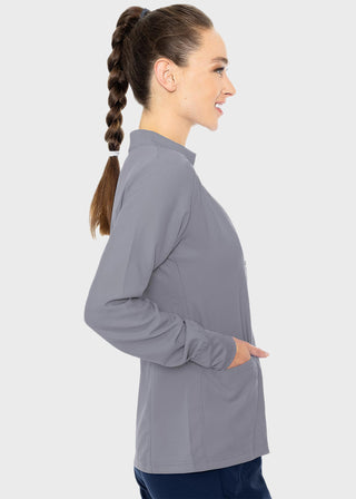 Med Couture Insight Women's Warm Up Solid Scrub Jacket