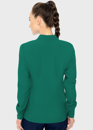 Med Couture Insight Women's Warm Up Solid Scrub Jacket