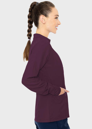 Med Couture Insight Women's Warm Up Solid Scrub Jacket