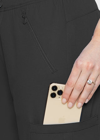 Med Couture Insight Women's Zipper Pocket Cargo Tall Scrub Pant