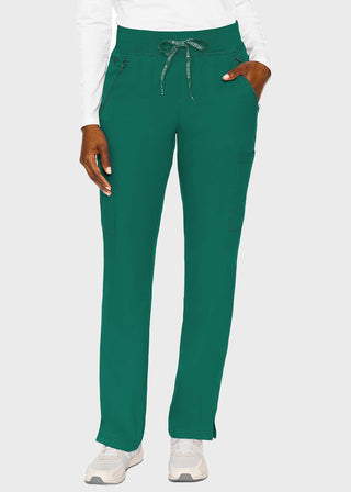 Med Couture Insight Women's Zipper Pocket Cargo Petite Scrub Pant