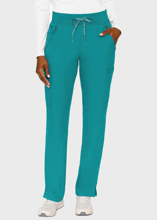 Med Couture Insight Women's Zipper Pocket Cargo Petite Scrub Pant