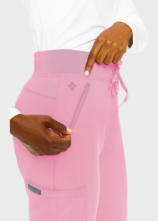 Med Couture Insight Women's Zipper Pocket Cargo Tall Scrub Pant