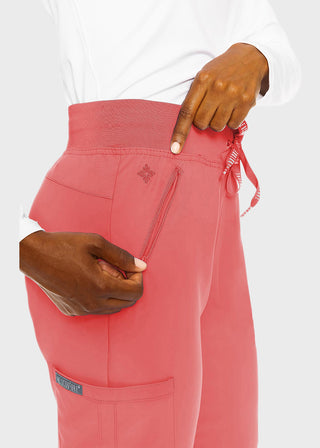 Med Couture Insight Women's Zipper Pocket Cargo Scrub Pant