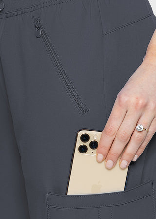 Med Couture Insight Women's Zipper Pocket Cargo Scrub Pant