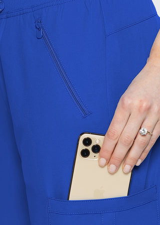 Med Couture Insight Women's Zipper Pocket Cargo Scrub Pant