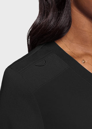 Med Couture Touch Women's Tuck In Solid Scrub Top