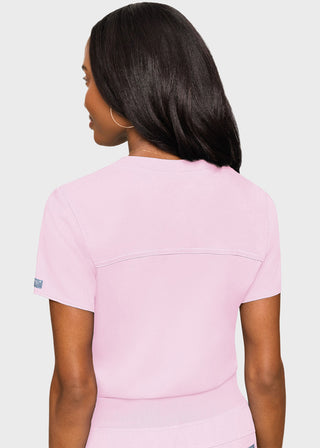 Med Couture Touch Women's Tuck In Solid Scrub Top