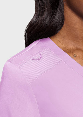 Med Couture Touch Women's Tuck In Solid Scrub Top