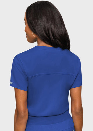 Med Couture Touch Women's Tuck In Solid Scrub Top