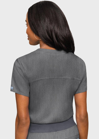 Med Couture Touch Women's Tuck In Solid Scrub Top