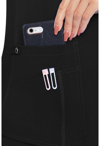 Med Couture Touch Women's V-Neck Shirttail Top