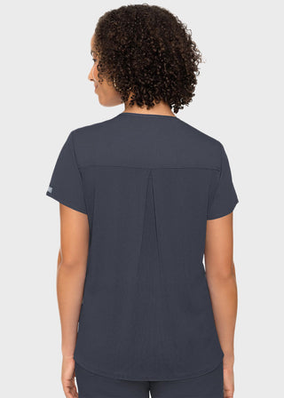 Med Couture Touch Women's V-Neck Knit Back Top