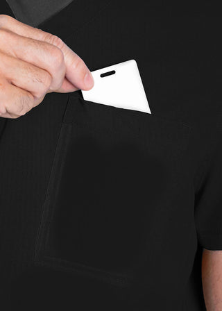 Med Couture Rothwear Men's Cadence One Pocket Scrub Top