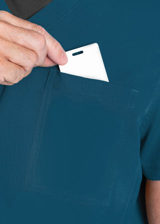 Med Couture Rothwear Men's Cadence One Pocket Scrub Top