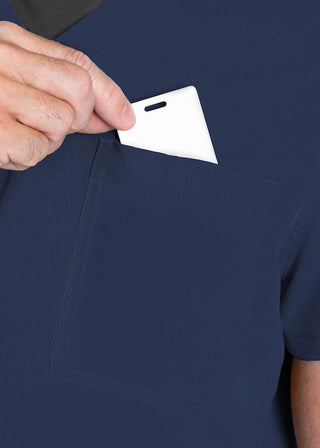 Med Couture Rothwear Men's Cadence One Pocket Scrub Top