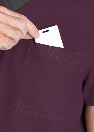 Med Couture Rothwear Men's Cadence One Pocket Scrub Top