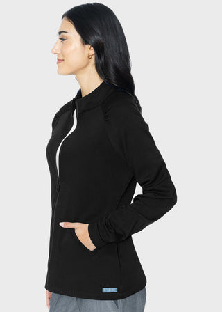 Med Couture Touch Women's Raglan Solid Scrub Jacket