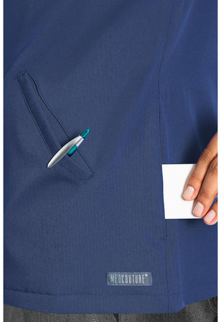 Med Couture Touch Women's Raglan Solid Scrub Jacket