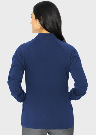 Med Couture Touch Women's Raglan Solid Scrub Jacket