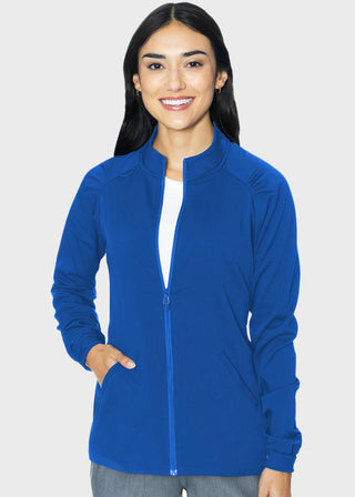Med Couture Touch Women's Raglan Solid Scrub Jacket