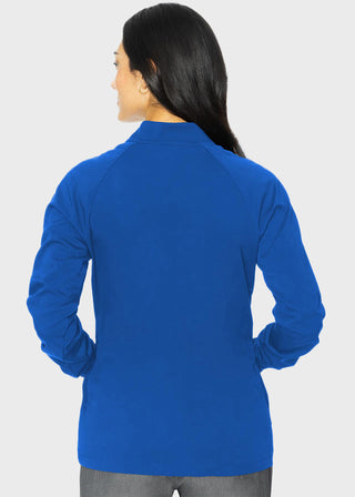 Med Couture Touch Women's Raglan Solid Scrub Jacket