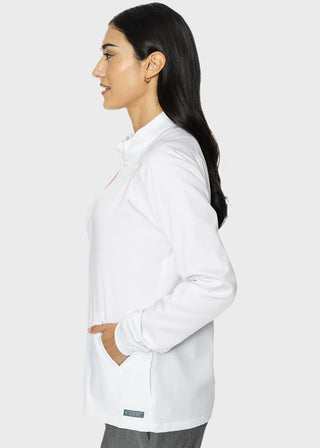 Med Couture Touch Women's Raglan Solid Scrub Jacket