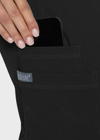 Medcouture Touch Women's Double Cargo Jogger Scrub Petite Pants