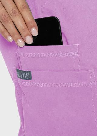 Medcouture Touch Women's Double Cargo Jogger Scrub Petite Pants