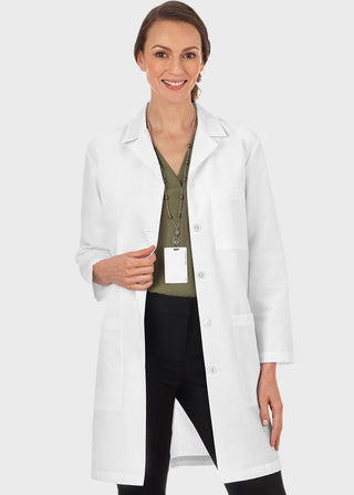 Meta Women Three Pocket 37 Inches Long Lab Coat