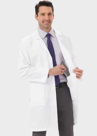 Meta Men's 38 inch Three Pocket Long Medical Lab Coat