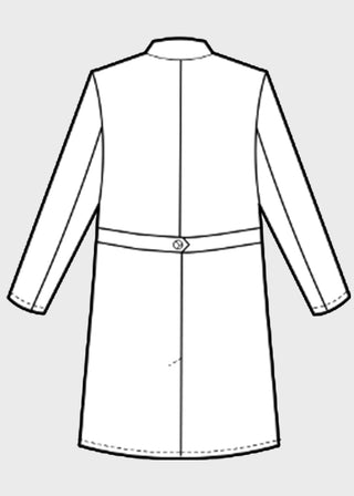 Meta Unisex 45 inches 100% Cotton Heavyweight Twill Labcoat