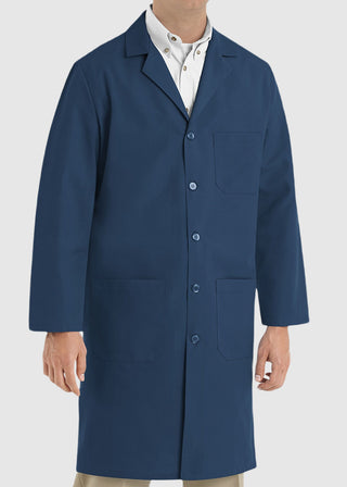 Red Kap Men's Navy Long Lab Coat