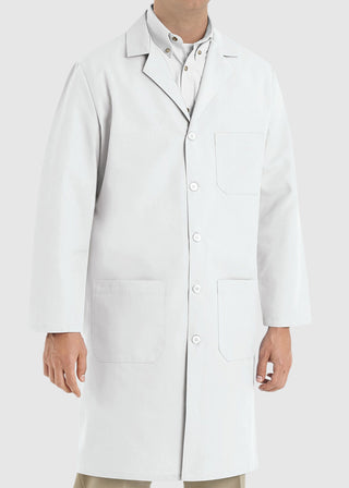 Red Kap Men's White Long Lab Coat