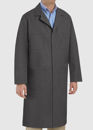 Red Kap Men's Charcoal Shop Coat