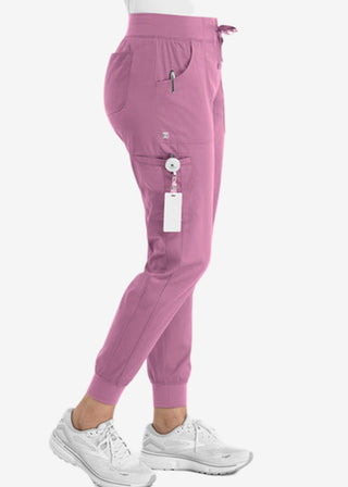 Maevn Women's Full Elastic Waistband Jogger Pant