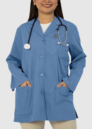 Panda Uniform Made in USA Women's 32 Inch Length Colored Labcoat