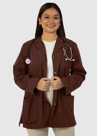 Panda Uniform Made in USA Women's 32 Inch Length Colored Labcoat