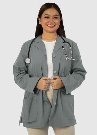 Panda Uniform Made in USA Women's 32 Inch Length Colored Labcoat
