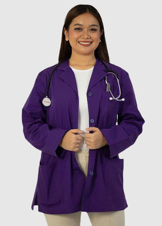 Panda Uniform Made in USA Women's 32 Inch Length Colored Labcoat