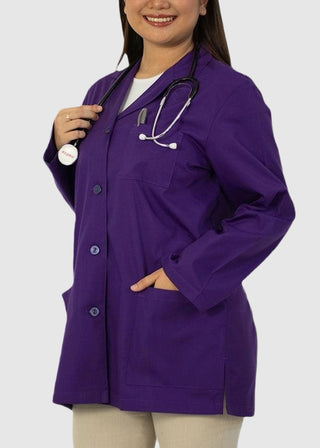 Panda Uniform Made in USA Women's 32 Inch Length Colored Labcoat