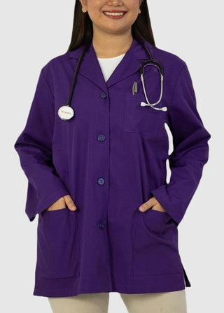 Panda Uniform Made in USA Women's 32 Inch Length Colored Labcoat