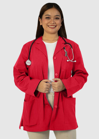 Panda Uniform Made in USA Women's 32 Inch Length Colored Labcoat