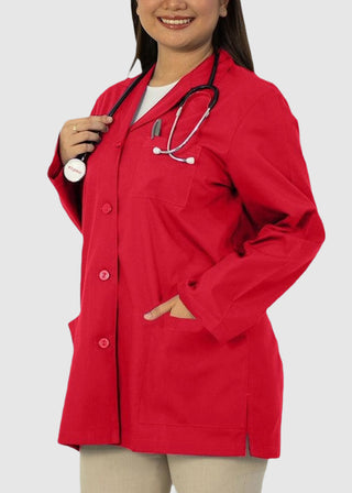 Panda Uniform Made in USA Women's 32 Inch Length Colored Labcoat