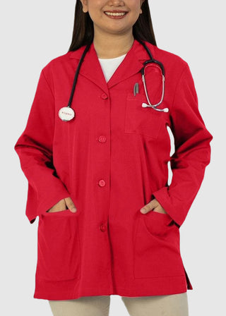 Panda Uniform Made in USA Women's 32 Inch Length Colored Labcoat
