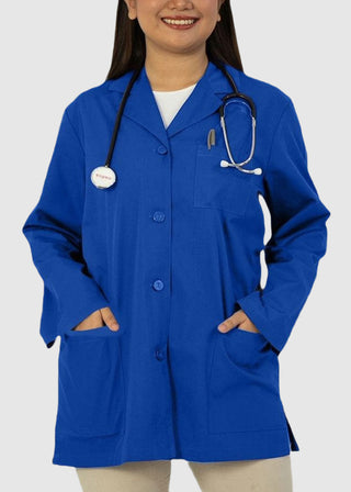 Panda Uniform Made in USA Women's 32 Inch Length Colored Labcoat