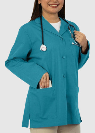 Panda Uniform Made in USA Women's 32 Inch Length Colored Labcoat