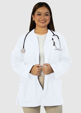Panda Uniform Made in USA Women's 32 Inch Length Colored Labcoat