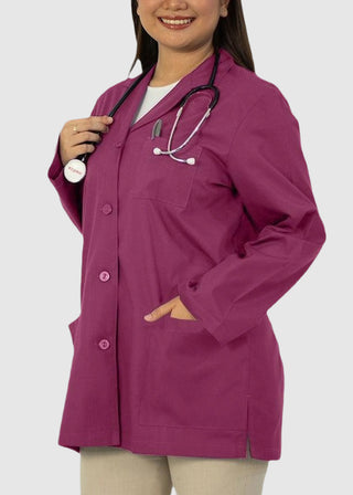 Panda Uniform Made in USA Women's 32 Inch Length Colored Labcoat